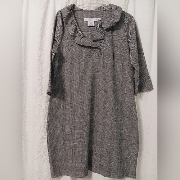 Gretchen Scott Wall Streeter Jersey Gray Ruffneck Size XL - Picture 3 of 11